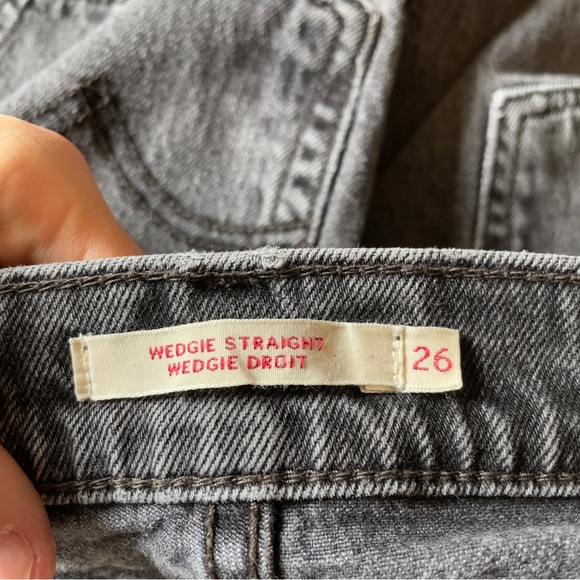 Levi's Wedgie Straight Leg Jean That Girl SIZE 26 - Picture 5 of 13